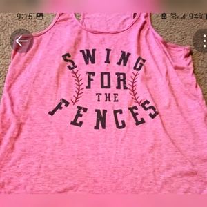 baseball mom tank top